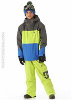 Boys Amo Jacket (Dark Shadow/Lime/True Blue) - Alt. View