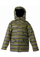 Boys Servo Jacket (Green Stripes) - Studio Shot