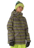 Boys Servo Jacket (Green Stripes) - Boys Servo Jacket (Green Stripes)