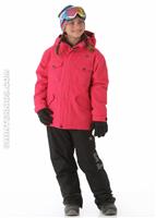Girls Arcadia Jacket (Pink) - Alt. View