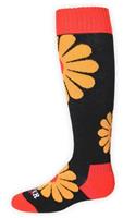 F12 Youth Medium Cushion Sock (Groovy/Black) - 'Youth Medium Cushion Sock (Groovy/Black)