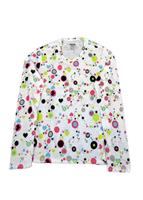 F12 Youth Pepper Skins Print Crewneck (Dots &amp; Hearts/White) - Youth Pepper Skins Print Crewneck (Dots & Hearts/White)