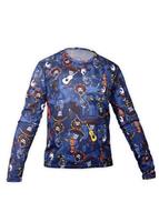 F12 Youth Pepper Skins Print Crewneck (Mariachi/Navy) - Youth Pepper Skins Print Crewneck (Mariachi/Navy)
