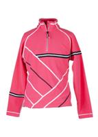 Girls Aliyah Fleece Top (Berry) - Studio Shot