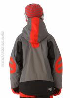 Boys Icon Jacket (Basalt) - Back View