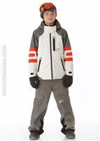 Boys Icon Jacket (Powder) - Alt. View