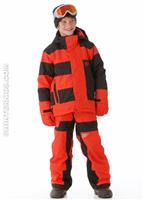 F12 Boys Renegade Jacket (Lava) - Alt. View