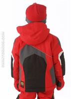 Boys Super G Jacket (True Red) - Back View