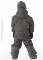 Boys Top Gun Suit (Slate) - Back View