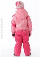 Girls Astro Suit (China Pink) - Back View
