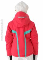 Girls Aurora Jacket (Berry) - Back View