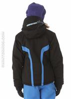 Girls Aurora Jacket (Black) - Back View
