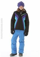 Girls Aurora Jacket (Black) - Alt. View