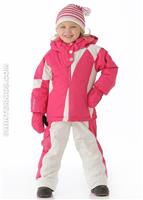Girls Balance Jacket (China Pink) - Alt. View