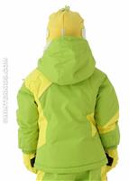 Girls Balance Jacket (Sour Apple) - Back View                                                                                                                                             