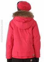 Girls Bombdiggity Jacket (Hibiscus) - Back View