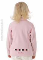 Girls GaGa Fleece Top (Cotton Candy) - Back View
