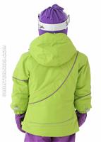 Girls Karma Jacket (Sour Apple) - Back View                                                                                                                                             