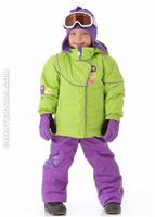 Girls Karma Jacket (Sour Apple) - Alt. View                                                                                                                                             