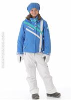 F12 Girls Kensington Jacket (Blue Hawaii) - Alt. View