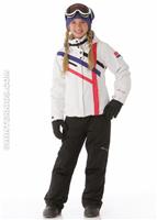 F12 Girls Kensington Jacket (White) - Alt. View                                                                                                                                             