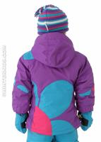 F12 Girls Kismet Jacket (Grape) - Back View