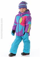 F12 Girls Kismet Jacket (Grape) - Alt. View