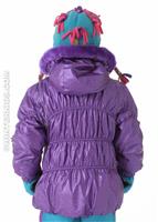 F12 Girls Sheer Bliss Jacket (Grape) - Back View