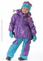 F12 Girls Sheer Bliss Jacket (Grape) - Alt. View