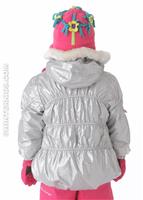 Girls Sheer Bliss Jacket (Platinum) - Back View
