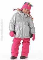 Girls Sheer Bliss Jacket (Platinum) - Alt. View