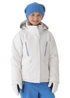 Girls Stella Jacket (White) - Obermeyer Girls Stella Jacket (White)