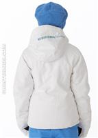Girls Stella Jacket (White) - Obermeyer Girls Stella Jacket (White) Back