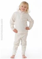 Preschool UG 100 Micro Zip-T (Marshmallow) - Alt. View