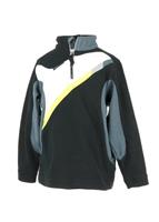 Boys Podium Fleece Top (Black) - Studio Shot