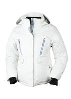 Girls Stella Jacket (White) - Obermeyer Girls Stella Jacket (White) Studio