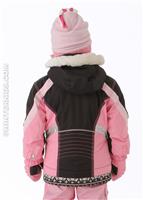 F12 Girls Sunrise Jacket (Black) - Back View