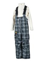 Boys Volt Suspender Pants (Slate Flannel Plaid) - Boys Volt Suspender Pants (Slate Flannel Plaid)