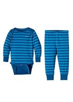 Baby Cap 3 MW Set (Sandstone Stripe: Larimar Blue) - Baby Cap 3 MW Set (Sandstone Stripe: Larimar Blue)