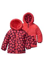 Baby Reversible Tribbles Jacket (Pokey Dot: Coral) - Baby Reversible Tribbles Jacket (Pokey Dot: Coral)