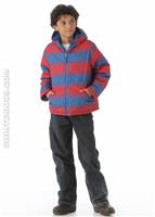 Boys Dynamite Duo Jacket (Kyoto Stripe: Bandana Blue) - Alternate View