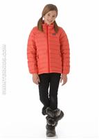Girls Down Sweater (Coral) - Alternate View