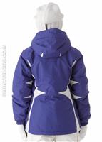 Girls Snow Flyer Jacket (Harvest Moon Blue) - Back View