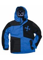 Boys Skurvy Block Insulated Jacket (Blue) - Studio Shot
