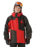 Boys Skurvy Block Insulated Jacket (Red) - Boys Skurvy Block Insulated Jacket (Red)