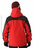 Boys Skurvy Block Insulated Jacket (Red) - Back View