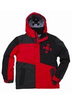 Boys Skurvy Block Insulated Jacket (Red) - Studio Shot
