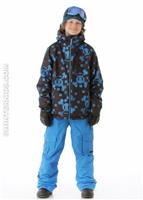 Boys Skurvy Digi Insulated Jacket (Blue) - Alt. View
