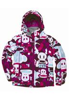 Girls Illusion Insulated Jacket (Light Plum) - Studio Shot