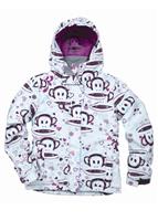 Girls Julius Sketch Insulated Jacket (Light Plum) - Studio Shot